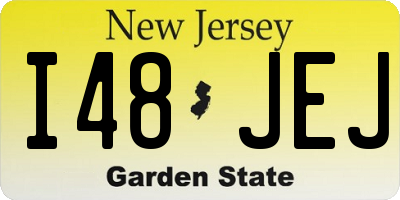 NJ license plate I48JEJ