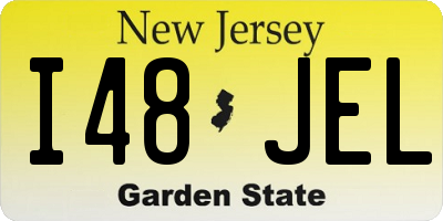 NJ license plate I48JEL