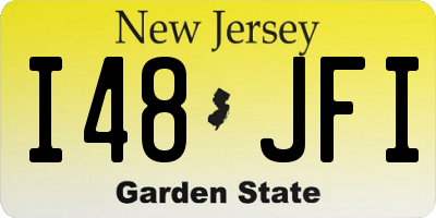 NJ license plate I48JFI