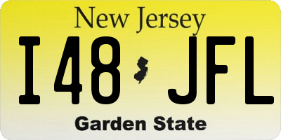 NJ license plate I48JFL