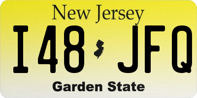 NJ license plate I48JFQ