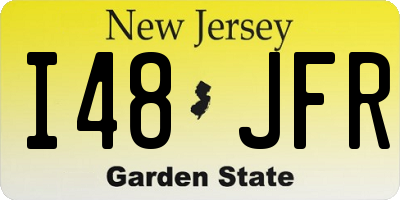 NJ license plate I48JFR