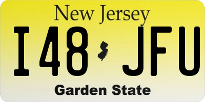 NJ license plate I48JFU