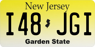 NJ license plate I48JGI