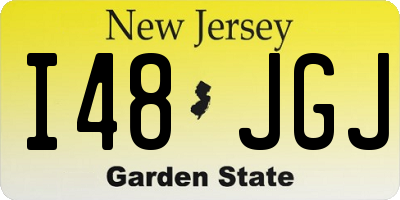 NJ license plate I48JGJ