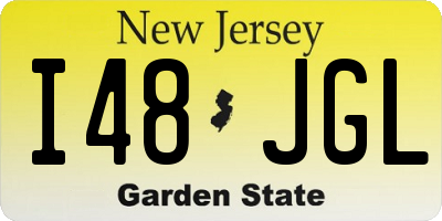 NJ license plate I48JGL