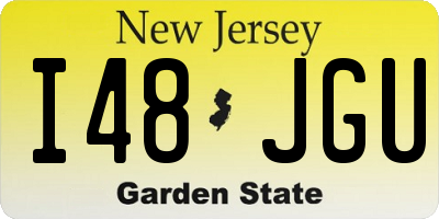 NJ license plate I48JGU