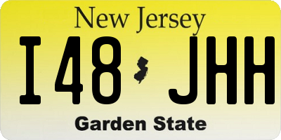 NJ license plate I48JHH