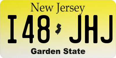 NJ license plate I48JHJ