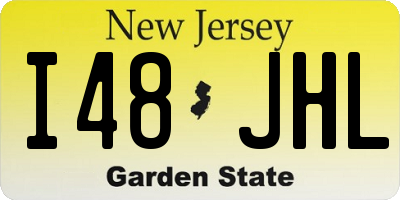 NJ license plate I48JHL