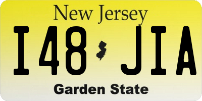 NJ license plate I48JIA