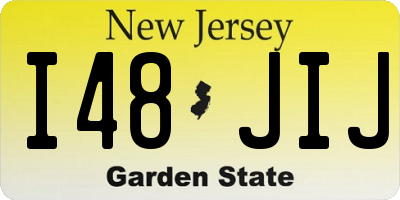 NJ license plate I48JIJ