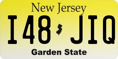 NJ license plate I48JIQ