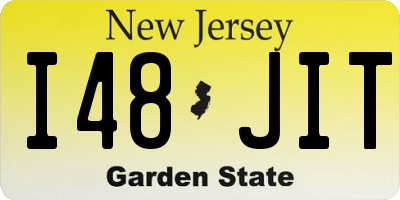 NJ license plate I48JIT