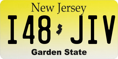 NJ license plate I48JIV