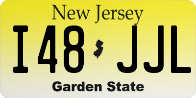 NJ license plate I48JJL