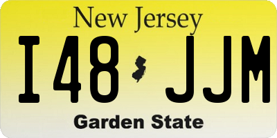 NJ license plate I48JJM
