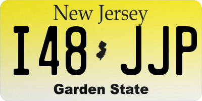 NJ license plate I48JJP