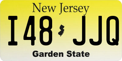 NJ license plate I48JJQ