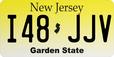 NJ license plate I48JJV