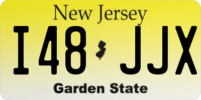 NJ license plate I48JJX