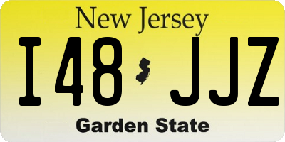NJ license plate I48JJZ