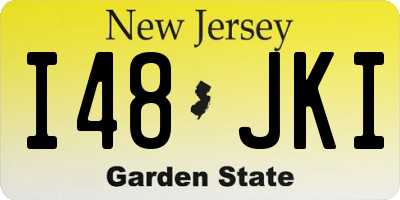 NJ license plate I48JKI