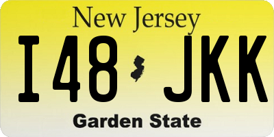NJ license plate I48JKK