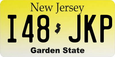 NJ license plate I48JKP