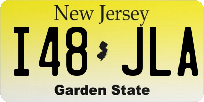 NJ license plate I48JLA