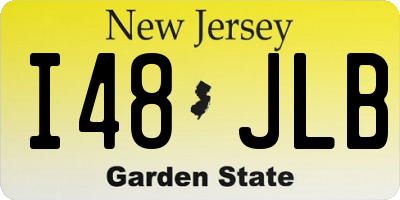 NJ license plate I48JLB