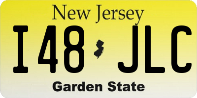 NJ license plate I48JLC