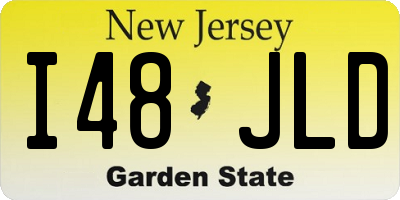 NJ license plate I48JLD