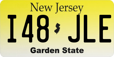 NJ license plate I48JLE