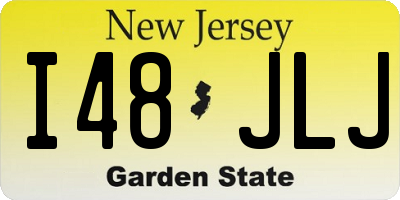 NJ license plate I48JLJ