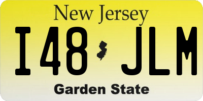 NJ license plate I48JLM