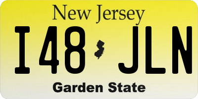 NJ license plate I48JLN