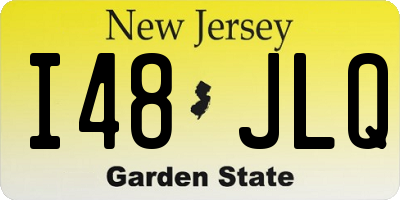 NJ license plate I48JLQ