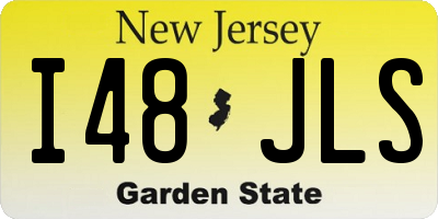 NJ license plate I48JLS