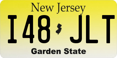 NJ license plate I48JLT