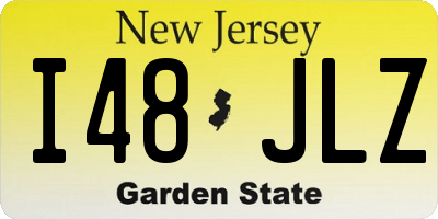 NJ license plate I48JLZ
