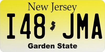 NJ license plate I48JMA