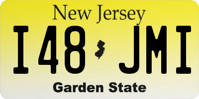 NJ license plate I48JMI