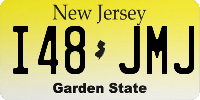 NJ license plate I48JMJ