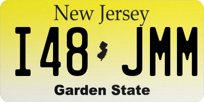NJ license plate I48JMM