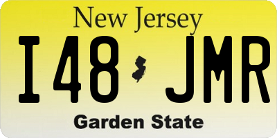 NJ license plate I48JMR