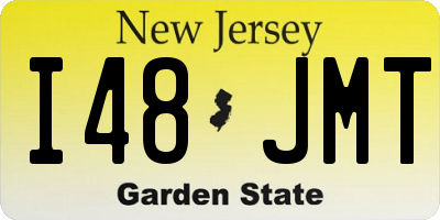 NJ license plate I48JMT