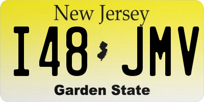 NJ license plate I48JMV