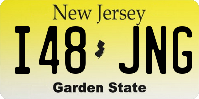 NJ license plate I48JNG