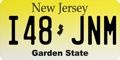 NJ license plate I48JNM